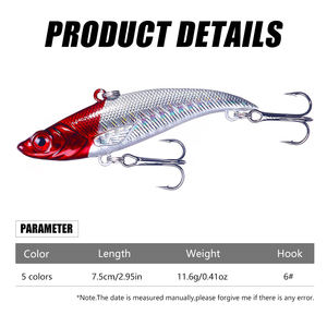 Crankbait coulant VIB leurre Vibration appât <span class=keywords><strong>en</strong></span> plastique dur <span class=keywords><strong>hiver</strong></span> glace leurre pêche - Product Image 3