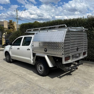 Aluminium Flat Plate Ute Canopy with <b>Tool</b> <b>Box</b> 4x4 Camper Pickup Truck Canopy - Product Image 4