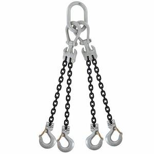Four Legged Adjustable Welded Chain Sling With Conveyor Function Zinc ISO Certified Complete Safety Hook CHAIN SLING CHAIN SLING - Product Image 5