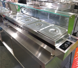 Fabriek Directe Grote Anti-Roest Bain Marie Hot Food Warmer & Buffet <span class=keywords><strong>Server</strong></span> Opwarming & Holding Apparatuur - Product Image 1