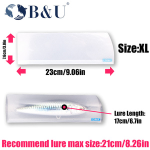 Porte-leurre B&U JT33 PP, sacs de rangement pour leurres de pêche pour leurres durs/mous, 5 pièces, utilisation en eau douce/eau salée - Product Image 6
