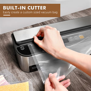 Sellador al vacío automático portátil, máquina de envasado al vacío de mano multifuncional eléctrica para aperitivos de carne, almacenamiento de alimentos secos/húmedos - Product Image 4