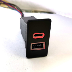 Usb Type C Fast Charger 12 V For Nissan Y60 Y61 With Ambient Light Ring - Product Image 5