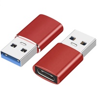 Adaptador USB A a USB C de 10 Gbps con Carga Rápida de 100 W y Sincronización de Datos, Conector Hembra Tipo C a Macho USB para Computadora