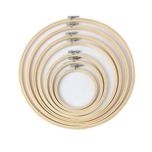 Anelli in Metallo per Macramè, Cerchi in Bambù per Punto Croce, Cerchi per Ricamo e Lavori a Maglia Fai-da-Te - Product Image 2