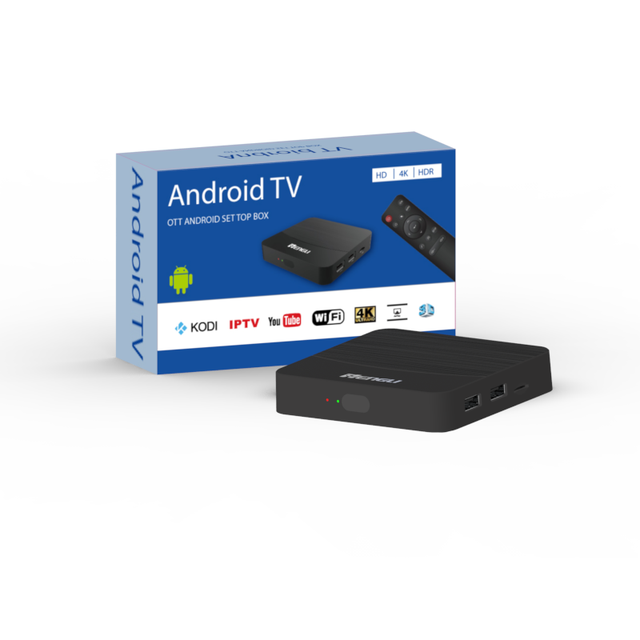 OEM Android 10 4K TV Box with 2GB RAM/16GB Storage for 5.0 & Voice Control-Set Top Box with Remote