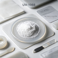 ZHUOTAI UV-1988 (PR25) Poudre absorbante UV pure à 99 %, agent auxiliaire chimique CAS 7443-25-6 pour revêtement plastique PC