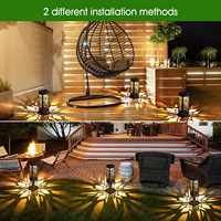 Lámpara LED Solar para Jardín, Mini Linterna Decorativa para Exteriores, Resistente al Agua IP65, con 3 Años de Garantía