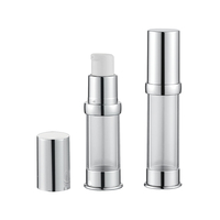 Empty 6ml 10ml Custom AS Cosmetic Toner Bottle Airless Pump Lotion Bottle