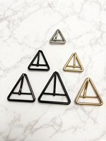 Boucle de ceinture triangulaire ajustable en alliage personnalisée avec/sans ardillon pour ceintures de manteau pour femmes - Vente en gros