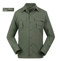 Pantalon d'extérieur à séchage rapide en nylon/cachemire pour homme, femme et couple, kits de chemises démontables, vêtements d'équitation d'été à manches longues pour adultes