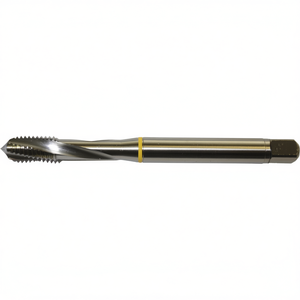 Macho de roscar estándar Ta1470 sin recubrimiento, helicoidal de 15 grados para orificios ciegos, tolerancia 6H, machos y terrajas - Product Image 2