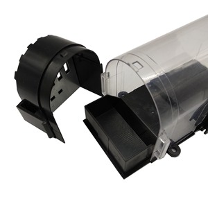 New Material Plastic Mouse Trap <b>Cage</b> Transparent Rodent Catcher Reusable Humane <b>Rat</b> <b>Cage</b> Trap Household Pest Control Device - Product Image 3