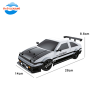 1:16 Simulation voiture Rc à dérive à quatre roues motrices, voiture Rc à grande vitesse en plastique 4Wd voiture de dérive télécommandée