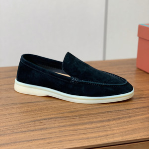 Mocassini piatti da <span class=keywords><strong>uomo</strong></span> all'ingrosso, in pelle scamosciata, comodi, traspiranti, slip-on, per camminare, per <span class=keywords><strong>uomo</strong></span> e donna, taglia Lazy - Product Image 3