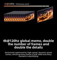 Projecteur JMGO N5S Ultra Max 4K UHD avec laser couleur, 4K/120HZ, premier projecteur WiFi 7 au monde, déplacement de lentille 3D, Smart Home Proyector