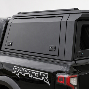 หลังคาอลูมิเนียมสำหรับรถกระบะ ฮาร์ดท็อป 4x4 สำหรับ Honda Ridgeline Camper Shell 2025 Ram 1500 5.<span class=keywords><strong>7</strong></span> Bed Topper 2024 Tacoma Bed Cap - Product Image 3