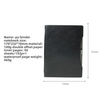Libreta de Cuero PU Estilo A4 con Logotipo Personalizado, 6 Anillas, Agenda, Planificador, Diario con Portaplumas