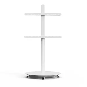 Hot Selling Movable TV Cart Metal Universal Height Adjustable Stand Mobile TV Mount