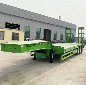 Remolque de plataforma baja hidráulica de 3, 4 y 5 ejes para trabajo pesado, de 1-2 toneladas, con cuello de cisne, 12.5x2.5x1.5m, Shandong Fengniao - Product Image 4