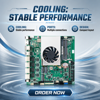 Placa Base Industrial HMI con Diseño Clásico, Intel Core I5 de 6ª, 7ª y 8ª Generación, DDR3L 32GB, SO-DIMM Dual, LVDS, M.2 SSD, POE