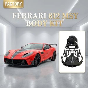 Kit carrosserie pour <span class=keywords><strong>Ferrari</strong></span> 812 Superfast GTS – Amélioration du pare-chocs style MSY – Pare-chocs avant et arrière, jupes latérales en FRP carbone - Product Image 1