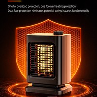Nouveau Chauffage de Bureau en Céramique 2026, Technologie PTC, Chauffage Rapide, Économe en Énergie, Protection Contre la Surchauffe, Mini Appareil Électroménager pour Salon