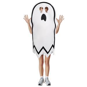 Disfraz de Esponja Fantasma de Halloween para Mujer, Conjunto de Disfraces para Representaciones Escénicas con Etiquetas - Product Image 3