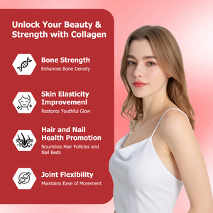 Creatina Personalizada OEM para Mujeres en Gomitas 5000 MG, Colágeno, BCAA, Ácido Hialurónico, Mejora la Piel, Promueve el Crecimiento del Cabello y Uñas - Product Image 3
