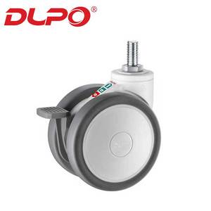 DLPO Hochwertiges medizinisches Rad 4 "Durchmesser Hochleistungs-Doppel rad rollen - Product Image 4