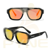 Lunettes de soleil polarisées pour hommes, monture PC, triple pont, style créateur, grandes marques de luxe, vente en gros