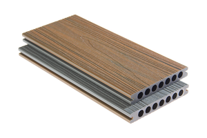 Plancher de terrasse extérieur CO-02 terrasse en bois composite en plastique terrasse en wpc sans espace - Product Image 3