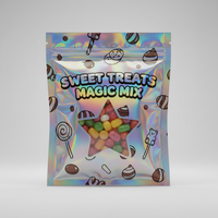 Bolsa Doypack de 8oz con Cierre Hermético, Multicapa, de Alta Barrera, para Regalos, con Sabor Natural al Estilo Werther's, Apta para Alimentos
