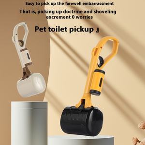 Recogedor de caca de perro de plástico ecológico, recogedor de caca de perro mascota para caminar al aire libre, suministros para el cuidado de los animales - Product Image 2