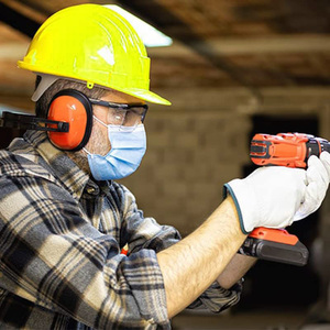 Cuffie da lavoro con isolamento acustico 24dB SNR per la protezione dell'udito in ambienti rumorosi - Product Image 5