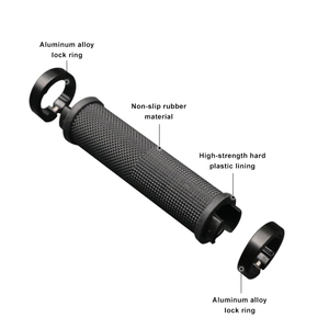 Riderace MTB xe đạp tay lái bao cao su mềm chống trượt xe đạp Grip khóa thanh cưỡi chất lượng Handlebar Grips đi xe đạp phụ kiện - Product Image 3