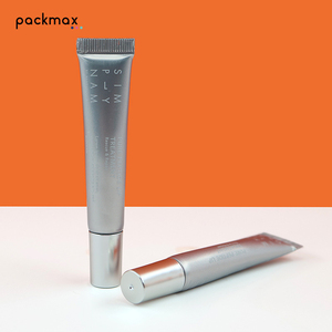 Tube souple personnalisé de 10 ml pour cosmétiques, soins de la peau, crème pour les yeux, essence, or, argent, avec bouchon en forme de goutte - Product Image 3