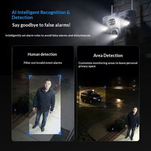 Cámara CCTV Compatible con Todas las Tarjetas SIM de Nigeria con Intercomunicador Infrarrojo Inalámbrico y Seguridad Interior/Exterior, Enlace P2P, Cámaras 50 - Product Image 5