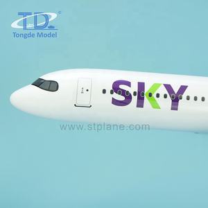 A321NEO Sky Express ขนาด1/100 44.5ซม. เครื่องบินเรซินของขวัญส่งเสริมการขาย - Product Image 4