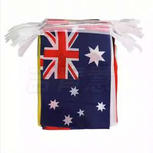 Banderas al por Mayor, 100% Poliéster PVC, Banderines Triangulares Coloridos Personalizados, Diseño Personalizado para Decoración de Bares y Festivales - Product Image 3