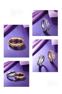 Star Cocktail <b>Ring</b> Stainless Steel Unisex Modern Fashion Jewelry Waterproof Hypoallergenic - Product Image 6