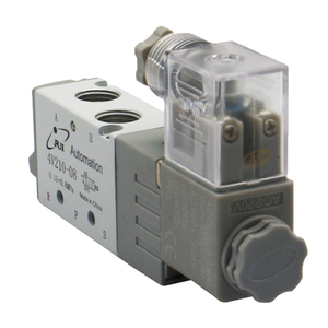 Válvula Solenoide Neumática Eléctrica Direccional de 5/2 Vías de la Serie 4V210-08, 4V310-10, 4V410-15, 220V/24V - Product Image 4