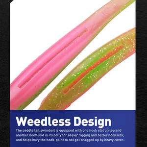 5 unids/bolsa 19 colores señuelos suaves flotantes Wobblers 12cm 10g Wobblers suaves Señuelos de Pesca Drog Wobblers flotantes cebos doble Color - Product Image 4