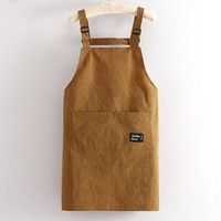 Tablier unisexe tendance, léger, imperméable et réglable, pour café, barbier, cuisine, bar, serveur, serveuse, uniforme de travail, vente en gros