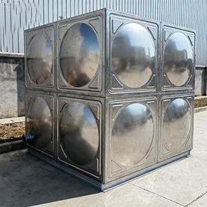 Réservoir d'eau souterrain en acier inoxydable soudé haute résistance avec <span class=keywords><strong>trappe</strong></span> d'accès pour l'approvisionnement en eau communautaire et municipale - Product Image 1