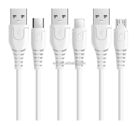 Kabel Data Pengisian Cepat Harga Termurah Semua Ponsel USB ke Tipe C untuk Ponsel Android Kabel Pengisian Daya Tipe-C