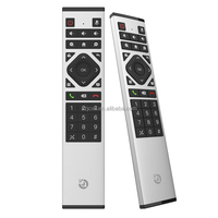 JCXK Blue Tooth and Voice 32 touches Android TV télécommande OEM ODM boîtier en aluminium