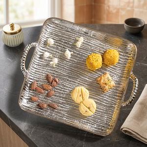 <b>Serving</b> <b>Tray</b> With Handles Polished Finish Residential Use Food Contact Safe - Product Image 6
