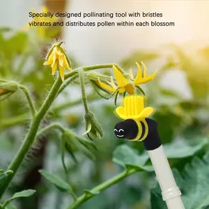 Elektrisches Tomaten-Bestäubungswerkzeug Gärtnerisch-Blumenträger-Bestäuber für Indoor-Pflanzen Frucht-Ertrags-Booster