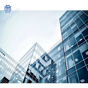 Perfiles de ventanas de pared de cortina de aluminio con rotura térmica, relleno de gas argón para una envoltura de construcción energéticamente eficiente - Product Image 2